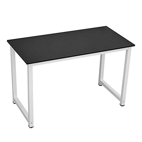 Panana Industrial Dining Table for 4 People, Kitchen Table Dining Room Table for Small Apartment, 120cm x 60cm x 74cm (Black)