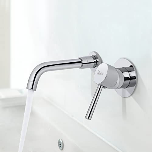 PHASAT Mitigeur Lavabo Encastré, Robinet de salle de bain, Mitigeur monocommande pour lavabo PTBB06C
