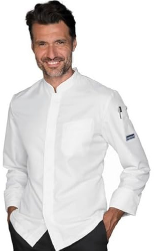 Isacco Giacca Cuoco Bradford Bianco (IT, Testo, L, Regular, Regular, bianco)