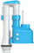 AMK® Viva 3 Part Height Adjustable Syphon for Toilet Cisterns Adjustable Flush Valve 7½-9-½