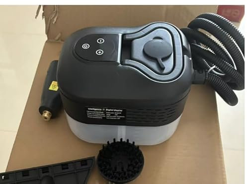 PAHTTO Dampfreiniger multifunktional, Hochtemperatur-Reinigungsmaschine für Haushalt, mit LCD-Display und Verbrühschutzgriff, Wassermengeneinstellbar, geeignet für die Reinigung von Haus und Auto