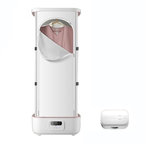 Secadora de vapor portátil multifuncional, secadora de ropa eléctrica plegable, plancha automática, secadora para el cuidado de la ropa, secadora compacta para apartamentos, viajes, casas rodantes y d