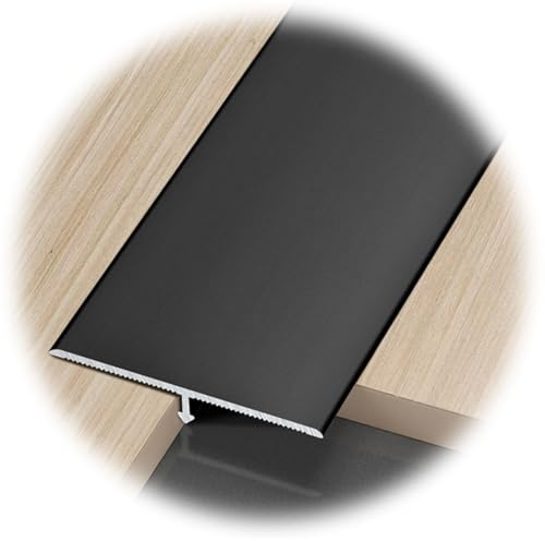 3Pcs T-Molding Floor Transition Strip - Brushed Bronze Edge Trim for Tiles to Laminate Doorway Seam Cover 25mm (0.98in) Flooring Accessories Joiners