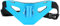 Aluminium Angelg¨¹rtel mit gepolsterten Rutenhaltern, verstellbar f¨¹r Stand-up Offshore Bootsangeln (Blau)