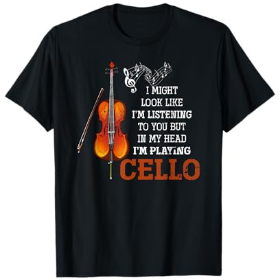 Drôle Cadeau Pour Violoncelliste Musicien Violoncelle T-Shirt
