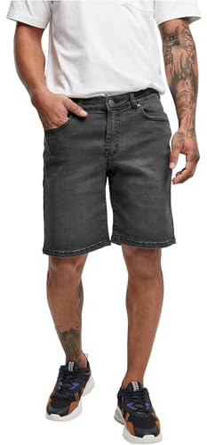 Urban Classics Releaxed Fit Jeans Hombre Pantalones Cortos Gris