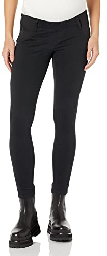 Amazon Essentials Women's Stretchy Maternity Knit Jegging, Under Belly, Black, Small