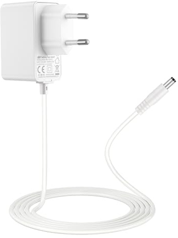 9V 1A nätadapter kompatibel med TP-Link Tapo C200, C210, C100, C310 Outdoor, C320WS, TC60, TC70, laddare, vit