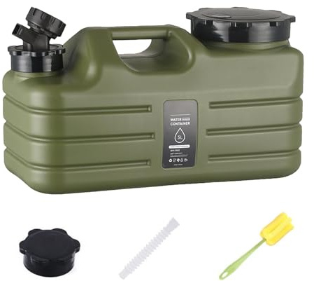 Outdoor Water Tank - Water Container with Tap, Water Tank with Spigot | 5L Water Tank Container Spigot Attached, No Leakage Large Spout Water Bucket for Beach Barbecue, Hiking, Camping