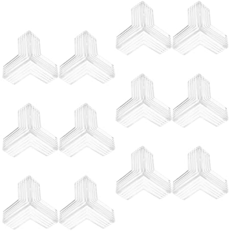ibasenice 12 Protectores De Esquinas Anticolisión para Mesas Y Sillas Seguros para Bebés Protectores De Bordes De Muebles Suaves para Bebés