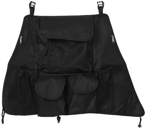 HONITANO Borsa Organizer Passeggino in Oxford con Rete Multiuso per Pannolini Bottiglie e Snack Supporto Sicuro e Spazioso per Accessori