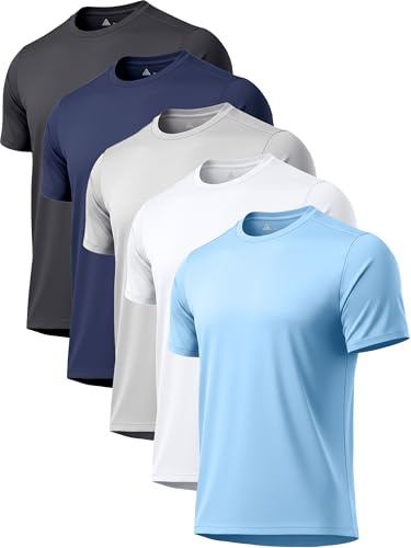 Sun Shirt for Men UPF 50 Sun Protection Fast Dry Rash Guard Short Sleeve for Mens Workout T-Shirts Swimming Tee-Shirts Water Shirts for Men Athletic XL