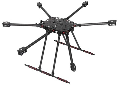 FPV ZD850 PRO Full Carbon Fiber ZD 850 Frame Kit With Unflodable Landing Gear Foldable Arm, Compatible For DIY Aircraft Hexacopter