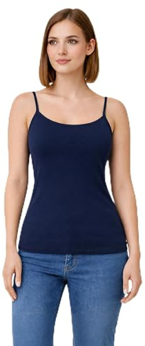 HRM Women´s Premium Spaghetti Top-3pack Haut Spaghetti Femme