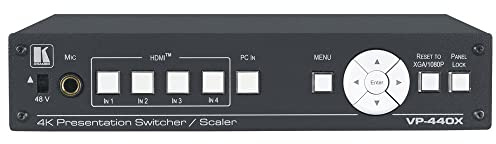 KRAMER VP-440X 18G 4K PRESENTATION SWITCHER/SCALER with HDBASET & HDMI SIMULTANEOUS OUTPUTS