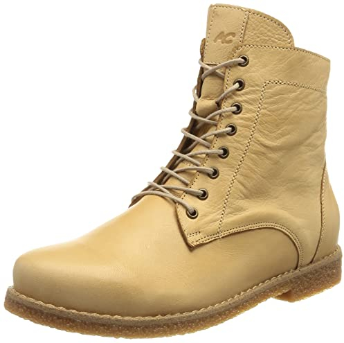 Andrea Conti Damen Stiefelette Boot Reißverschluss Schnürung 0340037, Größe:41 EU, Farbe:Braun