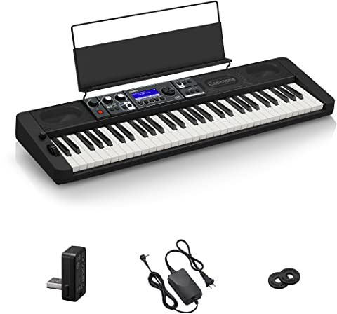 Casio CT-S500 Touch Response keyboard with Multi-track Recording, Black