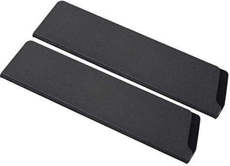 PATIKIL ABS Cuchillo Funda Mangas para 8 Chef Cuchillo, 2 Paquete Cuchillos Filo Guardia Hoja Protector Universal Cuchillo Funda para Hogar Cocina, Negro