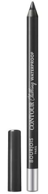 Bourjois Paris Contour Clubbing Crayon Yeux Waterproof, Texture Coulissante et Doux, Formule avec Huiles de Jojoba, N°75 Gris Anthracite, 1.2g