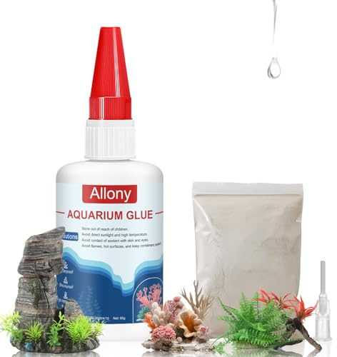 Allony Moss-lim, växtlim akvarium, koralllim, landskapsarkitektur akvarium lim, växtlim lämpligt för vattenlandskapsplanering som vattenväxter, mossa, korall, sten