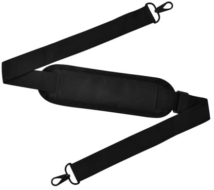 Rapidbok Schultergurt für Taschen Mit Karabiner - Breit, Geeignet für Seesäcke, Computertaschen, Sporttaschen - Schwarz