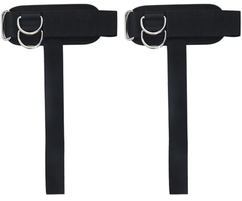 Tinoaly 2 Correas de Brazo para Levantamiento de Pesas con Anilla en D, Accesorios Cable para Muñecas Gimnasio Mujeres y Hombres Levantamiento Pesas Snatch Culturismo y Peso Muerto