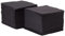 MORIGAMI SER22104961 Coktail, Servilleta 20x20, 2 capas, pliegue 1/4, 100 servilletas, punta-punta Negra