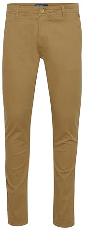Blend BHNATAN Herr chinos tygbyxor med stretch, Sandbrun (75107), 33W / 34L