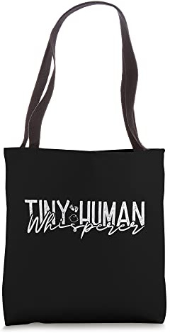 Tiny Human Whisperer Infant Doctor Pediatrics Tote Bag
