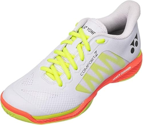 YONEX Power Cushion Comfort Z Womens (SHBCFZ3LEX) Indoor Court Badminton Shoe (White) (us_Footwear_Size_System, Adult, Women, Numeric, Medium, Numeric_9_Point_5)