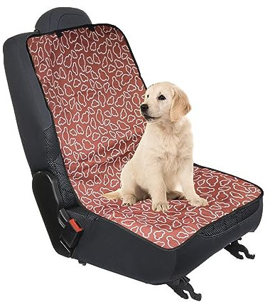 Fayemint Imperméable Housse Siège Chien, Housse Siège D'auto Avant de Chien, Housse de Siège pour Chien, Applicable Toute L'année, pour Tous Les Types de Véhicules