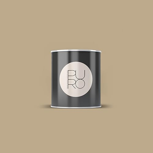 Livingwalls PURO Premium Wandfarbe c7009 - Malerfarbe mit sehr hoher Deckkraft - matte hochwertige Innenfarbe in Beige - 1l