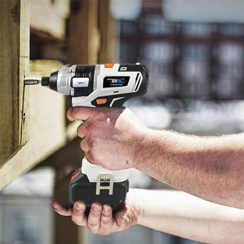 SACLMD Lithium Ion Combo Kit,Tool Cordless Power Tool Set,Power Tools Combo Kit Bundle,Brushless Cordless Combo Kit,Used for Homes and Gardens,Onebattery