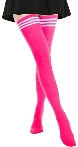 DRESHOW Donna Extra Lunghi Calzini da Ginocchio Coscia Alta Calze Stivali Sopra il Ginocchio