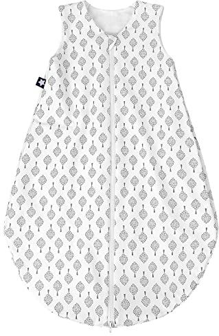 Julius Zöllner Baby Sommerschlafsack aus 100Prozent Jersey Baumwolle, Größe 56 , Standard 100 by OEKO-TEX, Little Bonsai