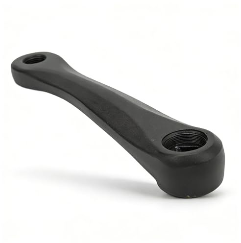 Dpofirs Manovella con Foro Diamantato per Bicicletta da 140 Mm, Pedivella per Bici Elettrica in Lega di Alluminio con Superficie Liscia, Pedivella per Bici Elettrica per Motore di