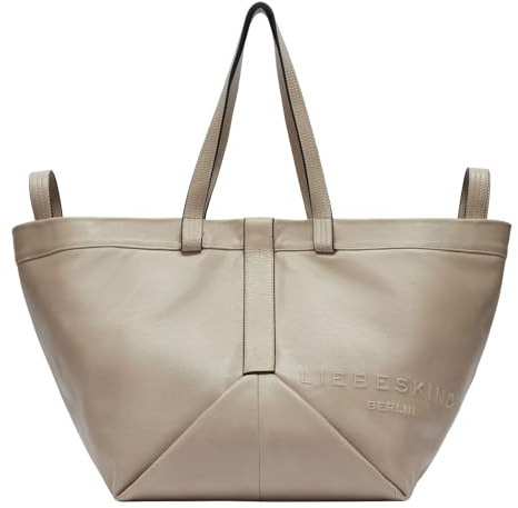 LIEBESKIND BERLIN Leder Elvira Lamb SF Verna Shopper Stone taupe