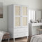 Festnight Kleiderschrank Holz mit Schubladen Garderobe Schlafzimmerschrank Garderobenschrank Dielenschrank Schrank Schlafzimmer Flur Wohnzimmer