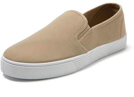 JOMIX Zapatillas Hombre sin Cordones Verano Slipper Casual Slip-On Sneakers Flat Loafers Transpirables Talla 40-45 EU