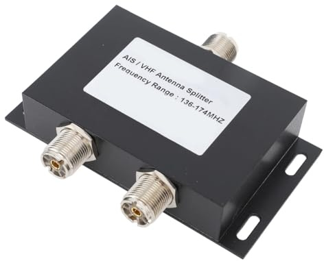 Joselin Antenne della Barca Splitter di Potenza da 136 A 174MHz 100W VHF AIS Antenna Splitter Antenne Antenne Splitter di Potenza 136 A 174 MHz Divisore Splitter Antenna