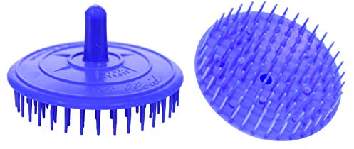 Haarkardätschen Massagebürste Rundbürste Kopfmassage Rund, Farbig sortiert 3 Stück