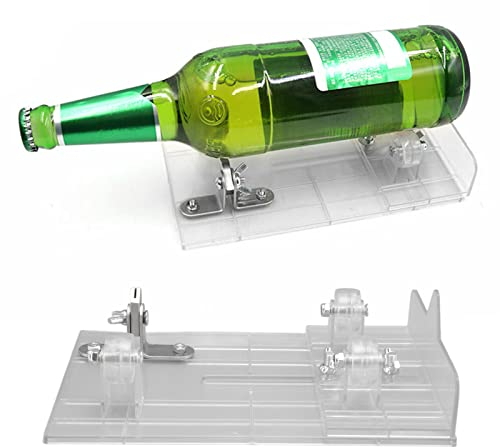 Bottle Cutting Machine,Glass Bottle Cutter,Glass Cutter Transparent PC Adjustable Beer Wine Bottle Cutting Machine DIY Kitchen Cut Tools for Cutting Beer Bottle, Wine Bottle,Champagne