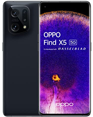 Oppo Find X5 5G - Smartphone 256GB, 8GB RAM, Dual Sim, Black