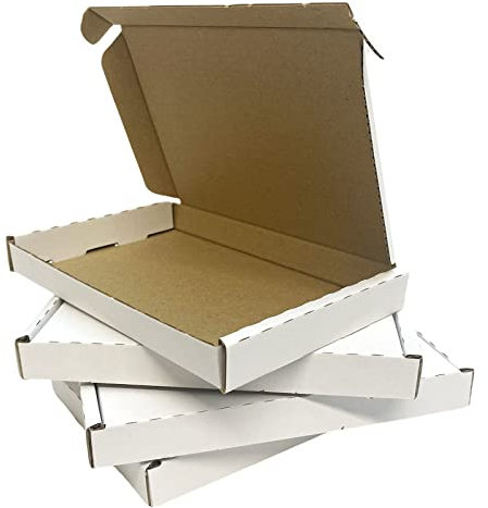 C6 vit PIP kartong stor bokstav stark brevlåda för kunglig post frakt lättviktslådor 160 x 110 x 20 mm (35 lådor)