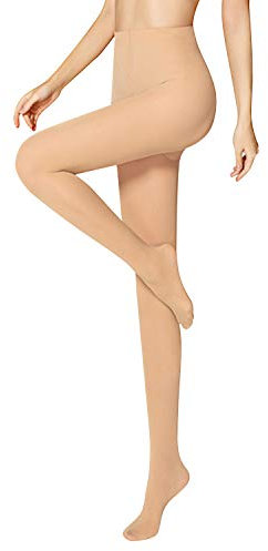 Libella bunte Strumpfhose Damen blickdichte Feinstrumpfhose für Damen Mikrofaser 80 DEN in Klassischen und Trendfarben Hautfarben L