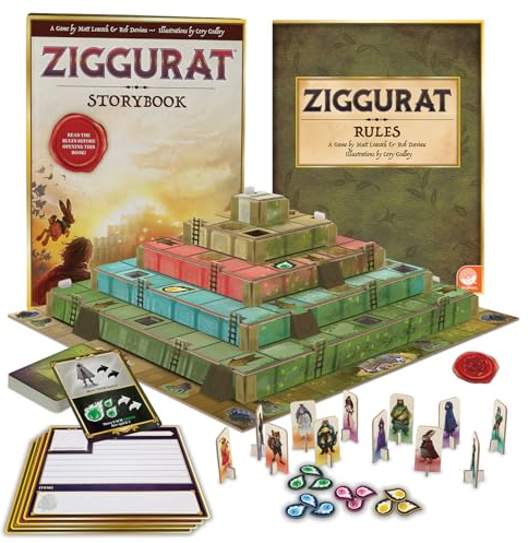 Mindware | Ziggurat - A Legacy Adventure | Cooperative Board Game | Ages 8+ | 2-4 Players | 20-30 Minutes Playing Time