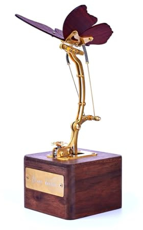 BAUBAUPLAY 3D-modell i metall, 3D, metallpussel, fjärilssats, modellbyggsats vuxna, 3D-pussel, insekt, metallbyggsats, 3D-konstruktionsleksak (byggsats version)