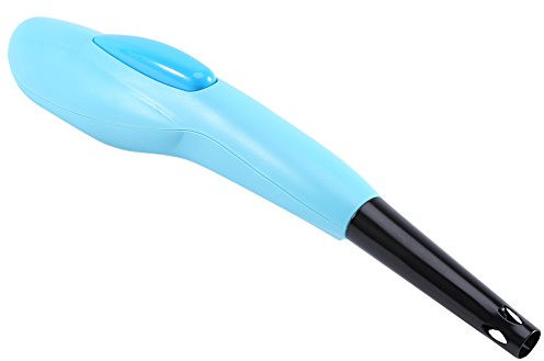 Electric Gas Lighter, Flameless Battery-Operated Kitchen Igniter, Long Stem Safety Lighter for Stove, Barbecue (Blue)