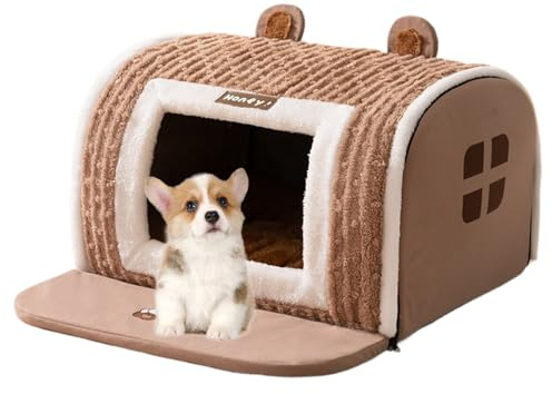 Pavsicgn Casa para Perros | Caseta Cálida y Cómoda | Tienda De Descanso Mediana para Gatos,para Mascotas Pequeñas Medianas Perros Cachorros Gatos Hogar Dueños de Mascotas Nuevos