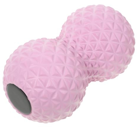 TOPPERFUN Balle De Massage Double De Cacahuète 2 Pièces, Masseur à Bille Portatif, Rouleau Musculaire, Couleur Étoile Rose, Pour Relaxation Du Dos, Cou Et Pieds, Usage Bien-être Polyvalent